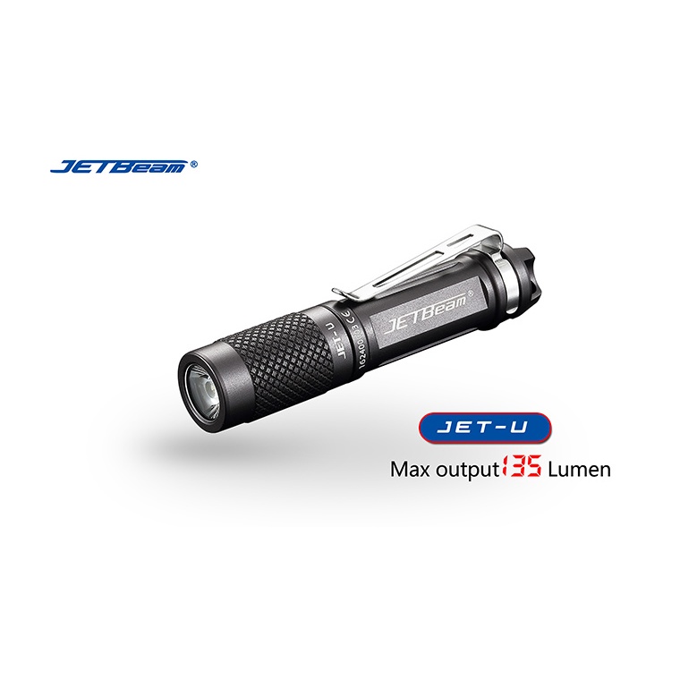 JETBeam Senter LED Tiny Flashlight CREE XP-G2 135 Lumens - JET-U