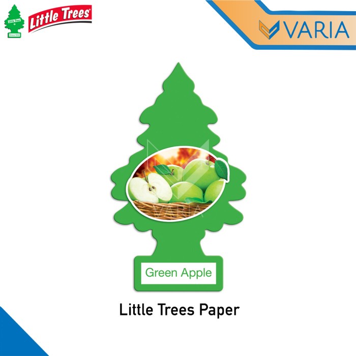 Little Trees Paper Green Apple Parfum Pengharum Ruangan Mobil Gantung