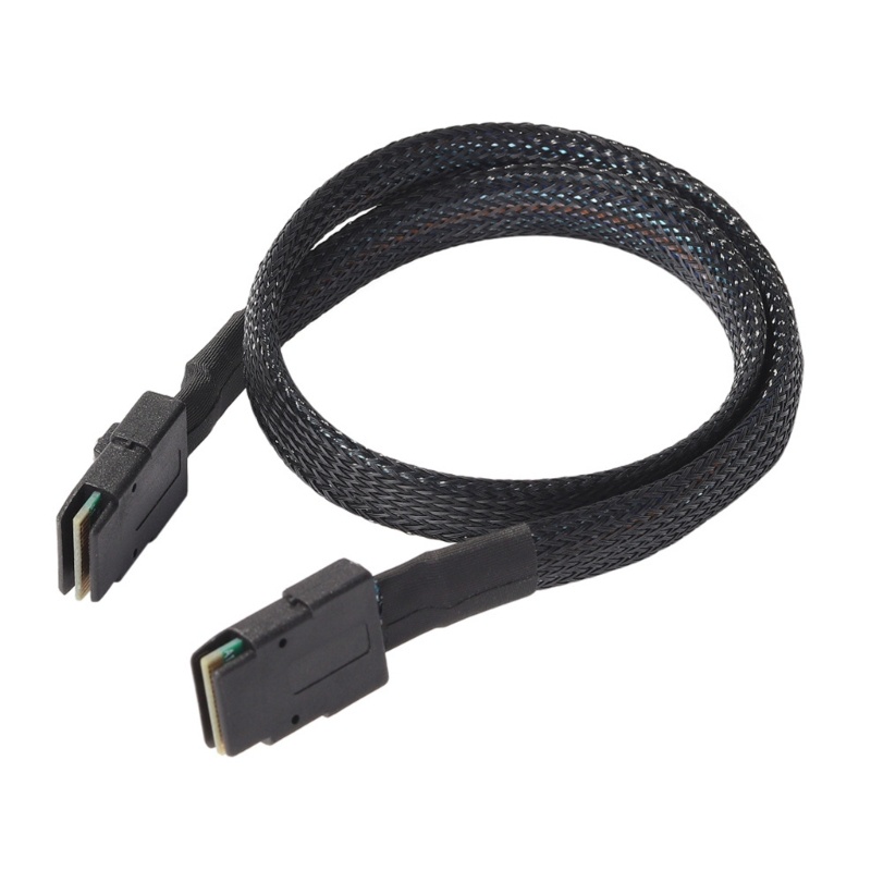 Zzz Kabel Adaptor Mini Internal SFF-8087 Male to SFF-8087 Male Connector Server Hard Disk SSD Power Extension Cord Wire