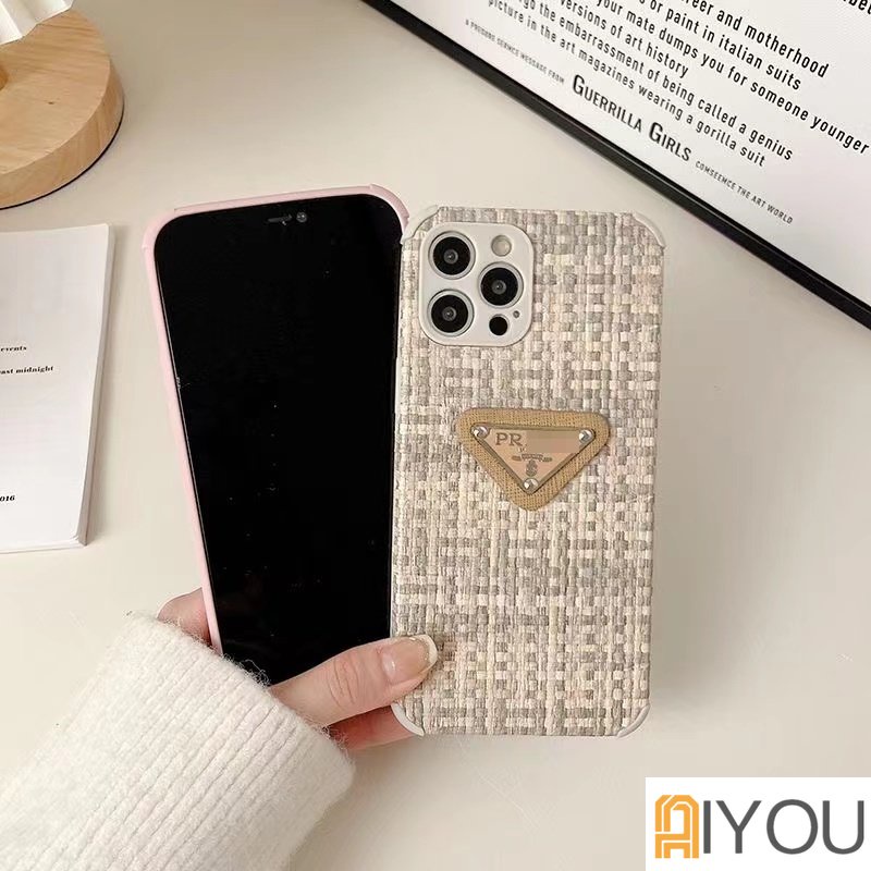 For Iphone 14 X XS XR XSMAX 11 12 13 14 Plus PRO MAX iPhone14 iPhone14Pro Band Fashion Motif Tenun Pradaa Soft Case