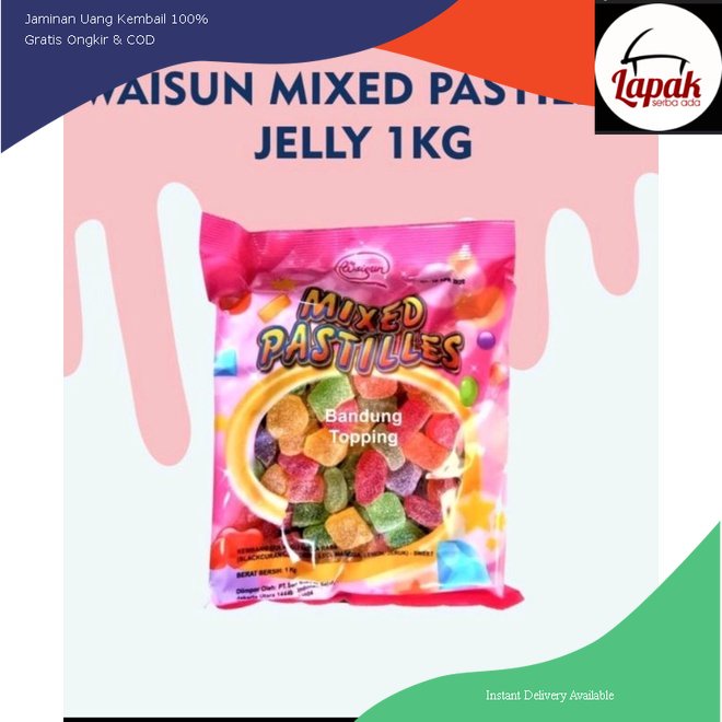 

permen jelly waisun mixed pastilles