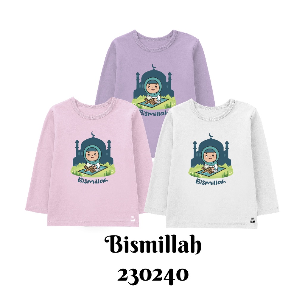 Baju Kaos Lengan Panjang Muslim Special Bedug Ready Bayi sampai Dewasa Bahan Katun Combed 30s
