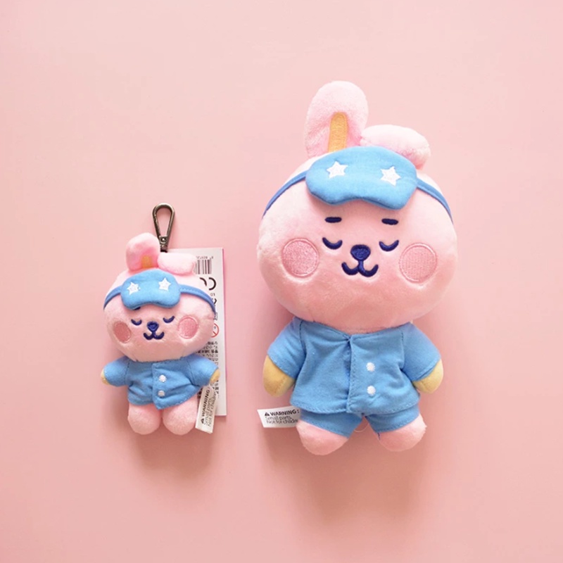 20cm/10cm BTS Piyama Boneka Mainan Boneka Plush Lucu Liontin RJ TATA COOKY CHIMMY KOYA SHOOKY MANG Kartun Untuk Gadis Anak Hadiah