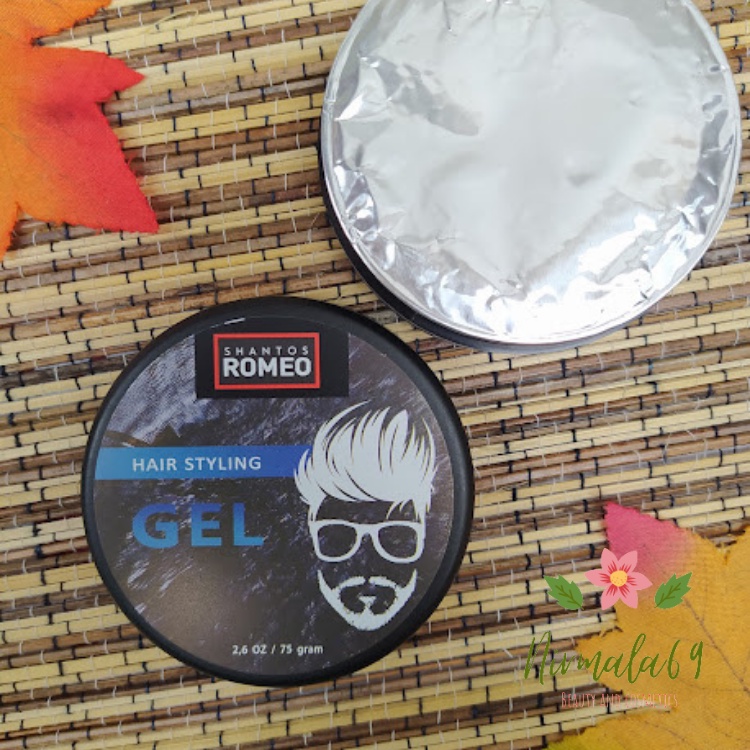 SHANTOS ROMEO POMADE  STYLING GEL 75gr/STYLING POMADE/MINYAK RAMBUT ANTI LENGKET/pomade pria barbers