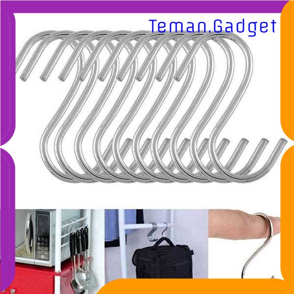 TG - KTK Hanger Gantungan Serbaguna Stainless Steel 10 PCS - M127105