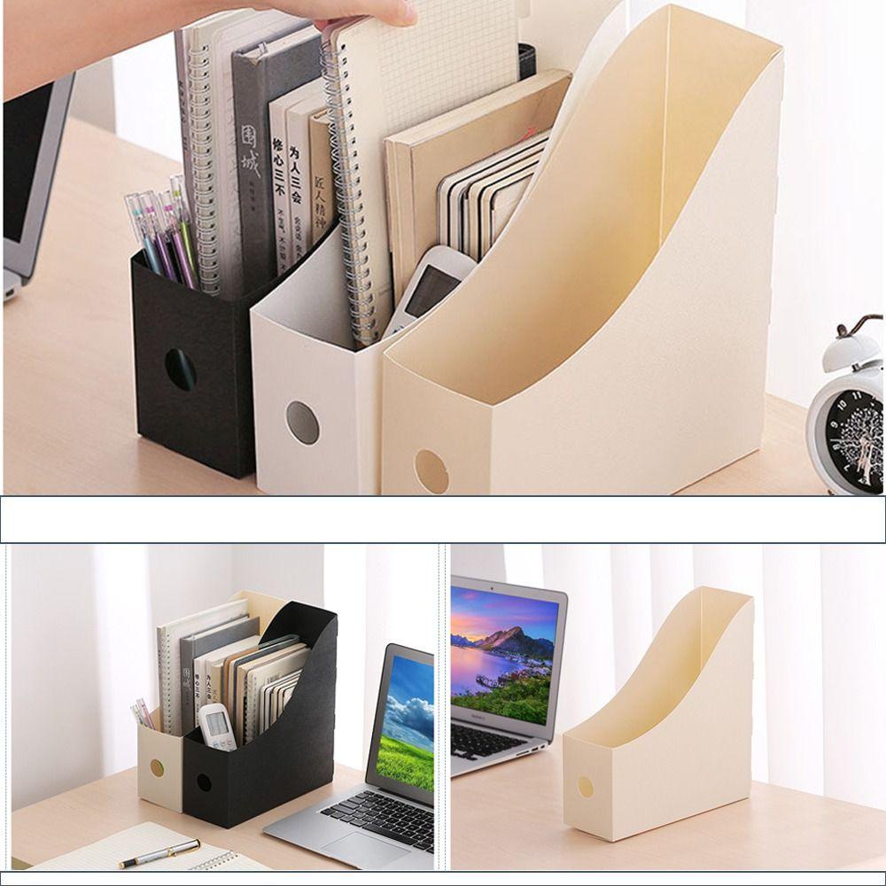 R-flower File Storage Box Simple Desktop Organizer Kotak Penyimpanan Serba Serbi Dokumen Kantor