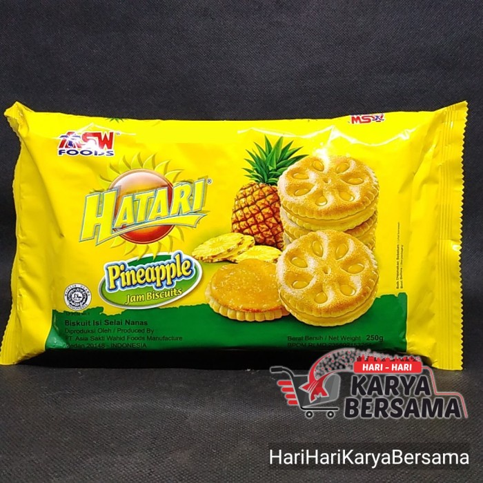 

HATARI PINEAPPLE JAM BISCUITS 250GR