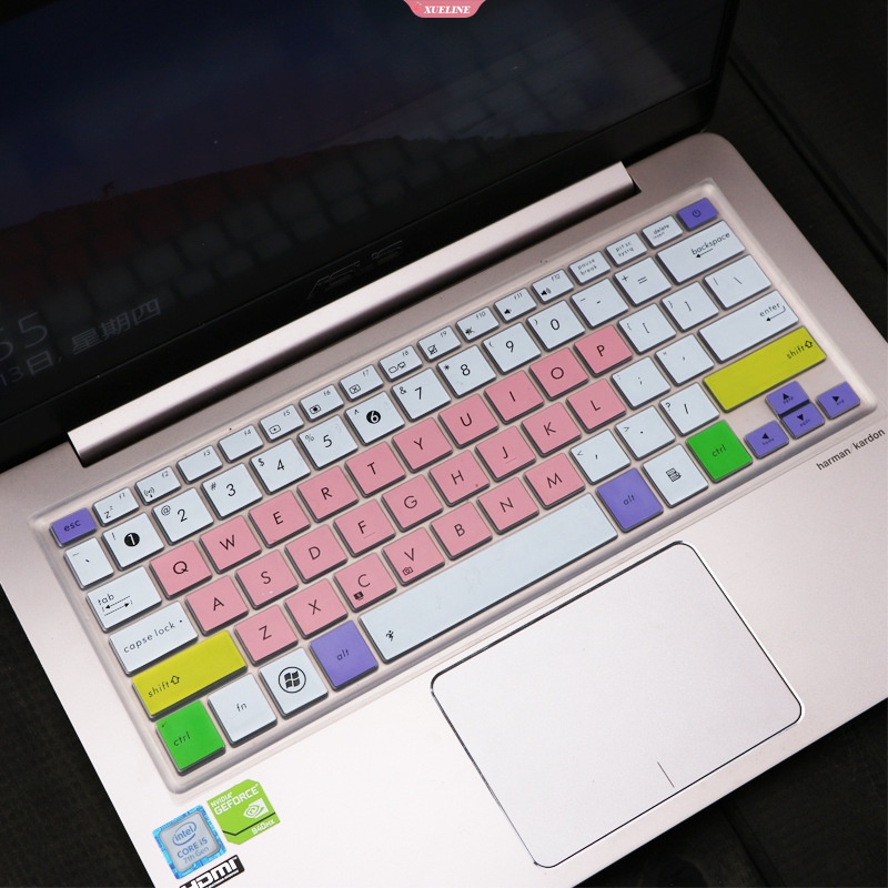 New Cover Keyboard Tinggi Tak Terlihat Untuk 13.3 &quot;ASUS U4000UQ7200 UX410UQ UX430UQ UX410UX UX410 2021laptop Silikon Super Lembut Waterproof Keyboard Cover [ZXL]