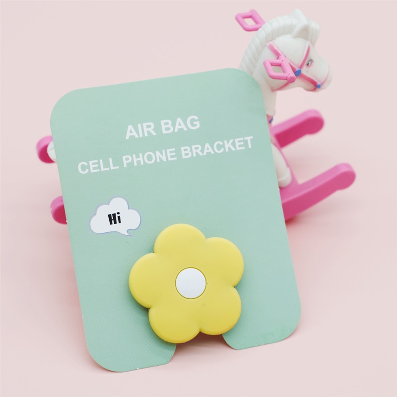 Kreatif Kartun Airbag Bracket Ditarik PVC Plastik Lembut 3D Dudukan Ponsel