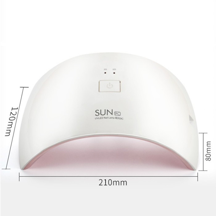 Alat Pengering Kutek Kuteks Kuku UVLED Nail Dryer Lamp Sun 9C 24W Pro