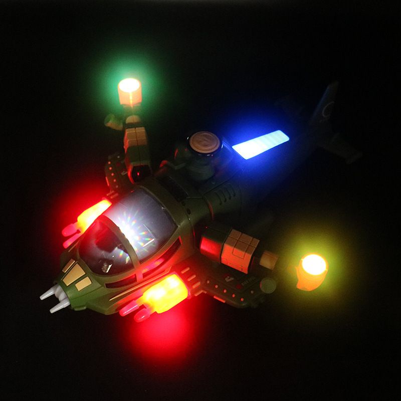 Mainan Anak PESAWAT FIGO HTER Pesawat BO Pesawat Lampu Diecast Militer