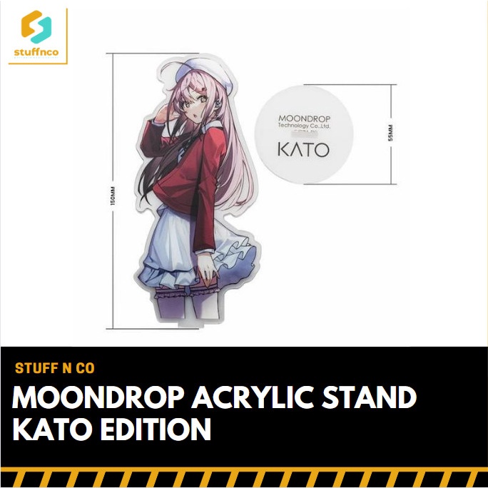 Moondrop New 3rd Generation Acrylic Stand Earphone IEM Waifu Kato