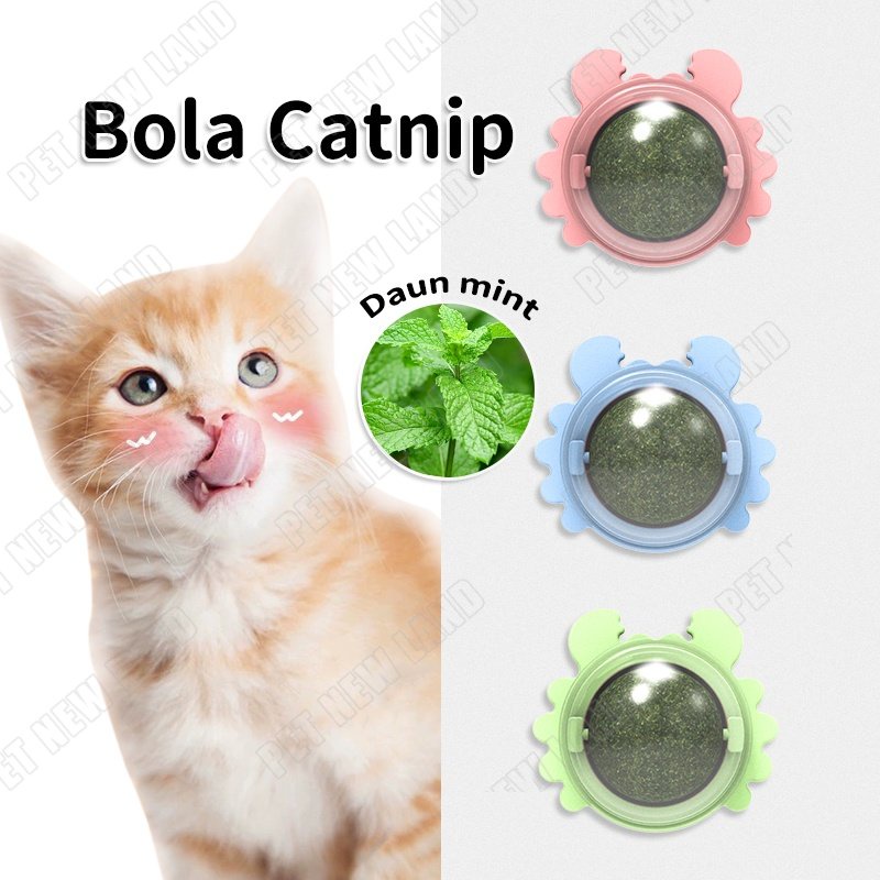 Catnip Ball Kucing Cat mint Ball Catnip Kucing Anti Stres Snack Kucing