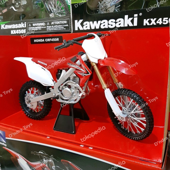 Diecast Miniatur Motor Cross Trail Honda CRF 450R Replika Motor Murah