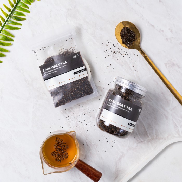 

Earl Grey Tea Black Teh Hitam Premium Bergamot Oil Blend Artisan - Pouch 10 Gr