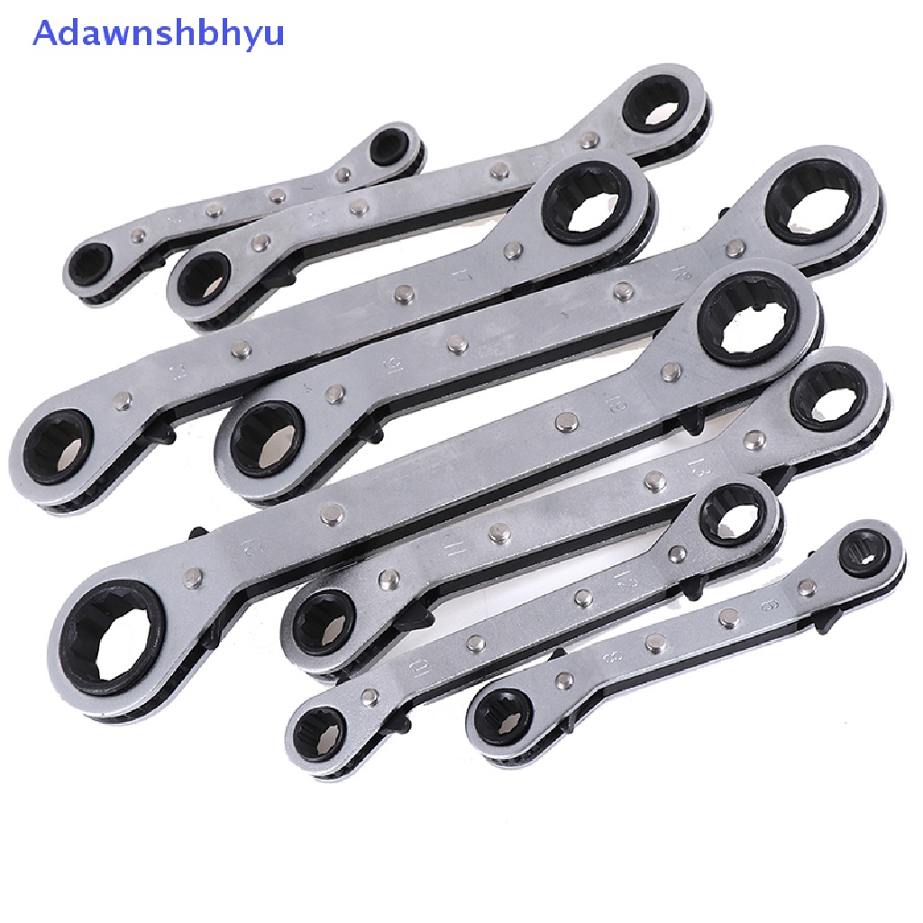 Adhyu 6-21mm metric offset torque wrench set double ratchet wrench spanner Alat ID