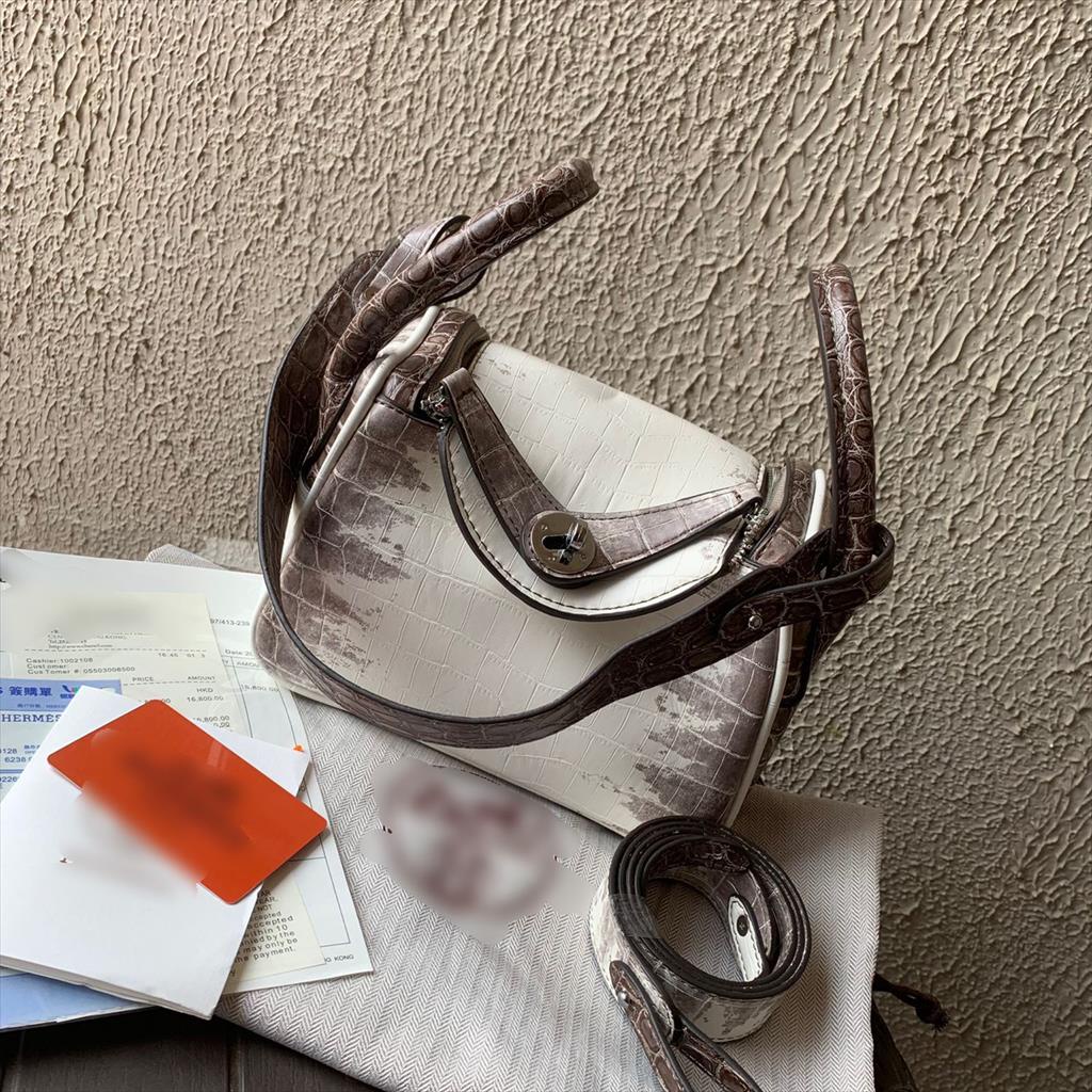 (MICROCHIP) LUXY LX2278 TAS SELEMPANG WANITA CROCO LEATHER FREE BOX + DUSTBAG KUALITAS VIP PLATINUM 1:1