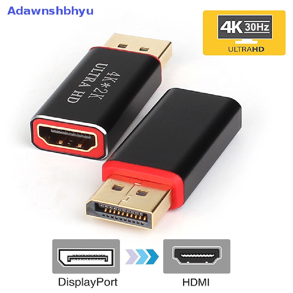 Adhyu 4K Display Port To HDMI Male Female Adapter Converter DisplayPort DP Ke HDMI ID