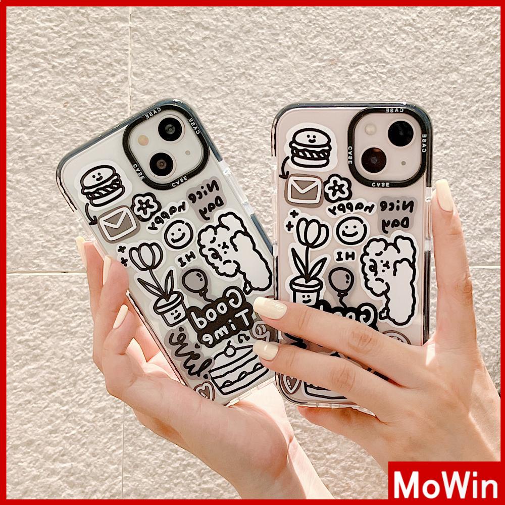 For iPhone 14 Pro Max iPhone Case Soft Case Clear Case Thick Shockproof Camera Protection Border Graffiti Style Compatible with iPhone 13 Pro Max 12 Pro Max 11 Pro Max XR XS 7Plus