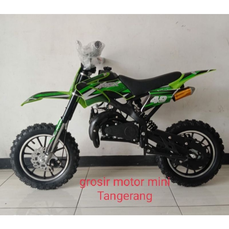 MOTOR MEDIUM TRAIL MGX 50CC MESIN 2 TAK DOUBLE STATER~MOTOR MINI-MOTOR CROSS  ANAK-MAINAN MOTOR MINI