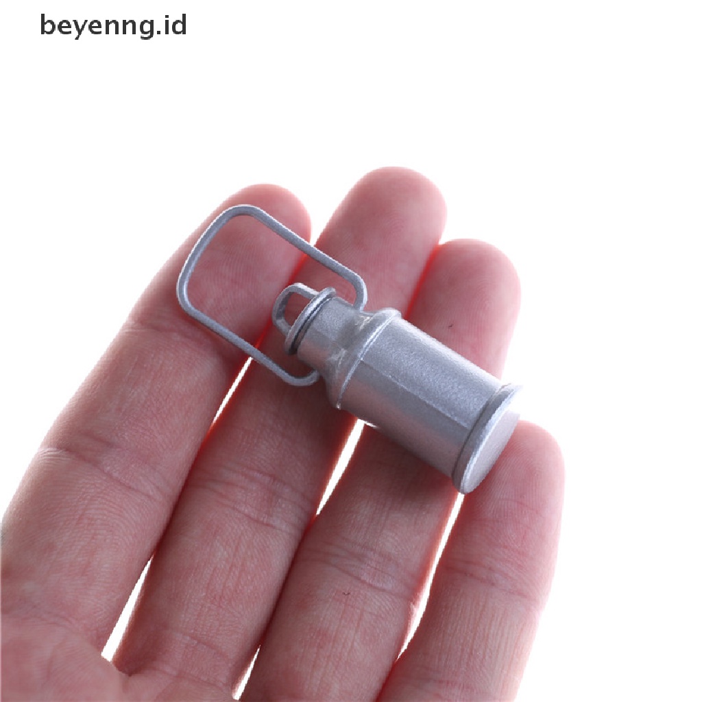 Beyen1:12 Toples Susu Miniatur Rumah Boneka Barel Dengan Tutup Kitchen Milk Can Bucket ID