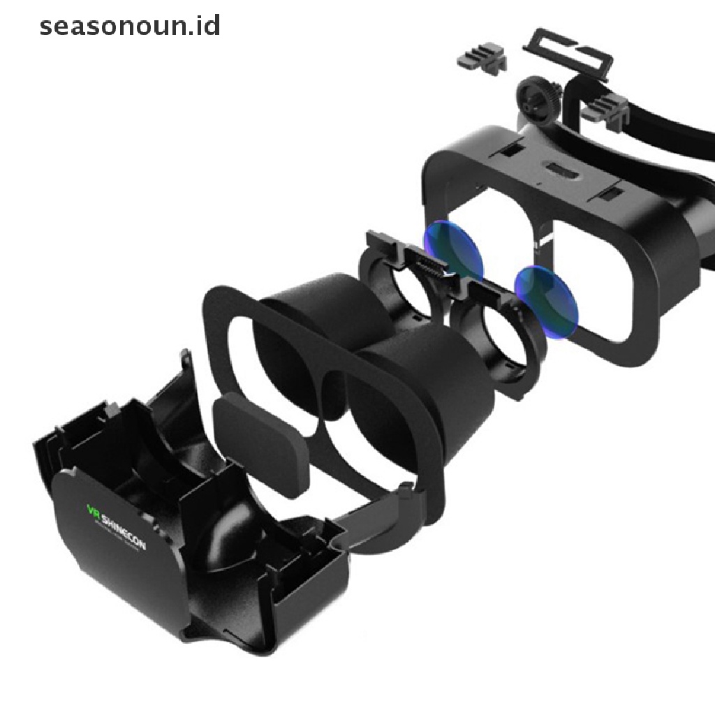Kacamata Seasonoun VR SHINECON VR Universal Virtual Reality Glasses for Mobile Games360 HD Movie Compatible Dengan Smartphone 4.7-6.53 ''.