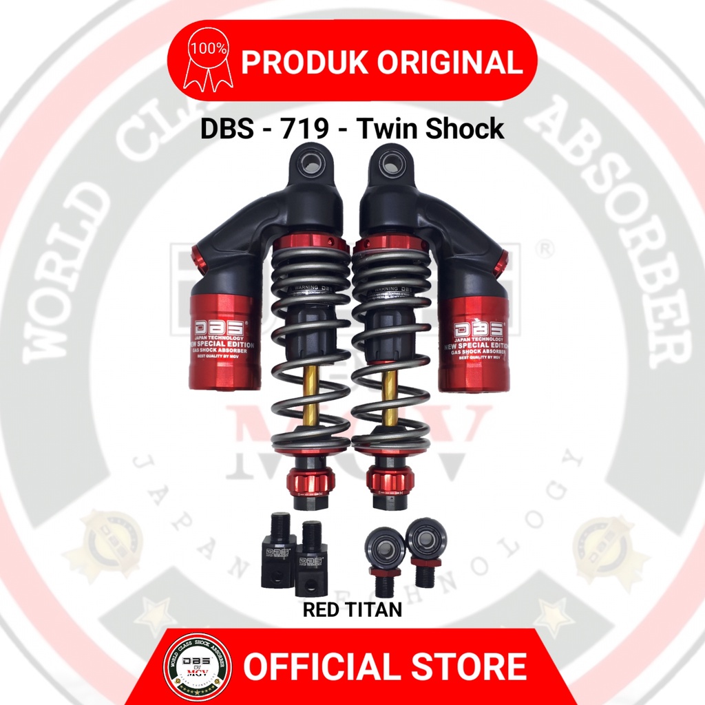 [ BISA COD ] Shock Tabung DBS 719 VON SERIES YAMAHA AEROX 155 NOUVO Z