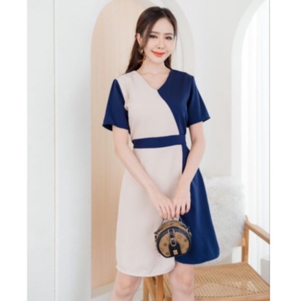 ilook | Vanila Dress | Dress Midi Korea Wanita | Fashion Korean Style