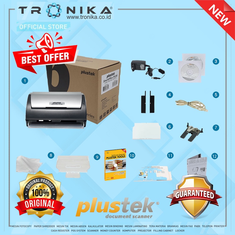 SCANNER PERIKSA NILAI LJK PLUSTEK SmartOffice PS388U Automatic Document Feeder (ADF)