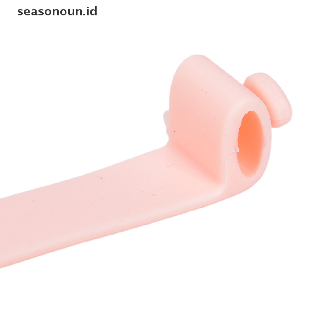 Seasonoun 4pcs Silicone Cable Winder Clip Line Holder Travel Portable Packing Organizers.
