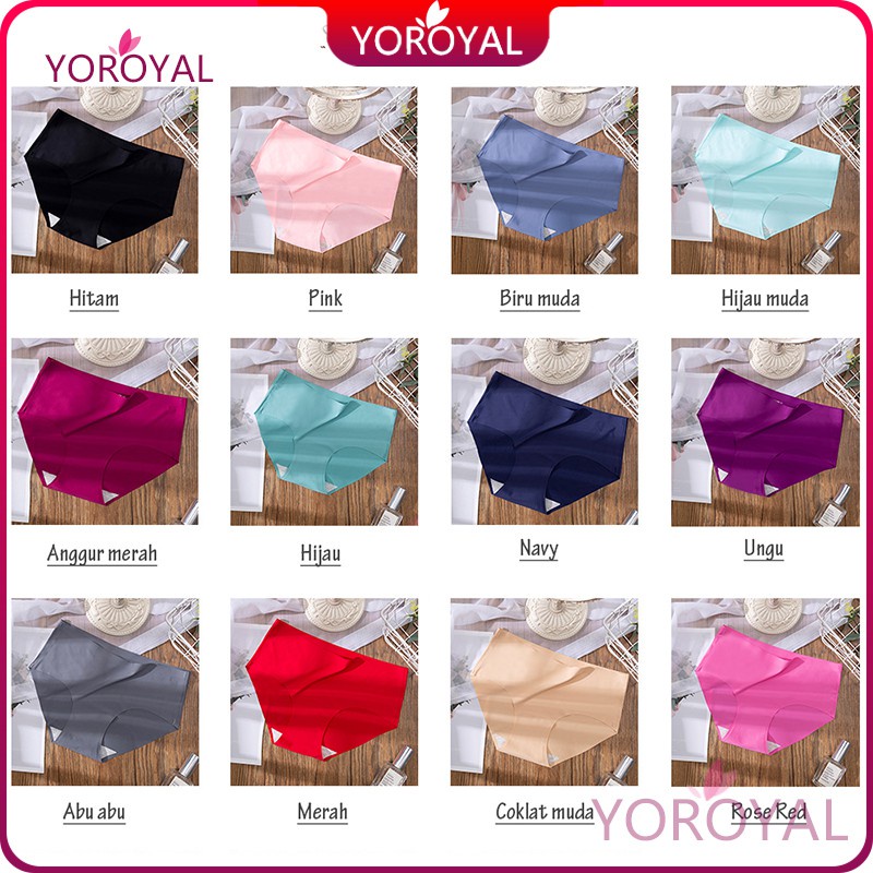 TERBATAS  Celana Dalam Wanita Import ZamZam Yoroyal Premium Halus Tanpa Jahitan Quality CD Seamless