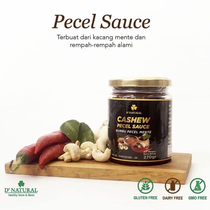 

[bisa Cod] Bumbu Pecel DNatural Organik 270 mL