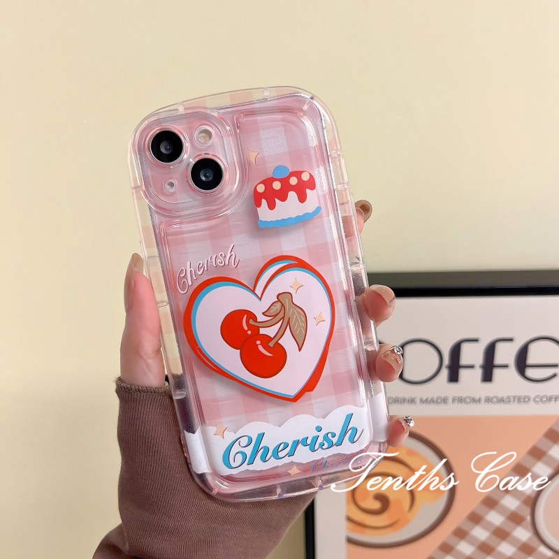 Oppo A78 A17 A17K A57 A77 A76 A96 A16 A16s A15 A15S A16K A74 A54 A93 A95 A94 A5 A9 A53 A33 A32 A31 2020 Reno5 8T A52 A92 A5s A12 A3s F11Cherry Kue Sabun Phone Case Soft Cover
