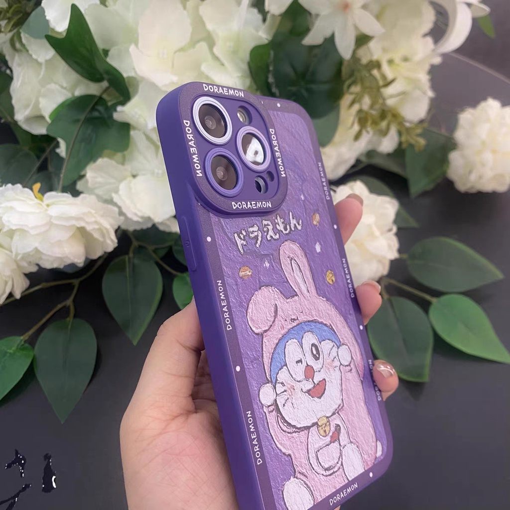 IPHONE Ins Pola Kartun Cocok Untuk Iphone14 14pro 14plus 13 13pro 13prm iPhone12 7Plus 8Plus Xr XS 13 Pro Max Empat Sudut Casing Ponsel Tahan Guncangan