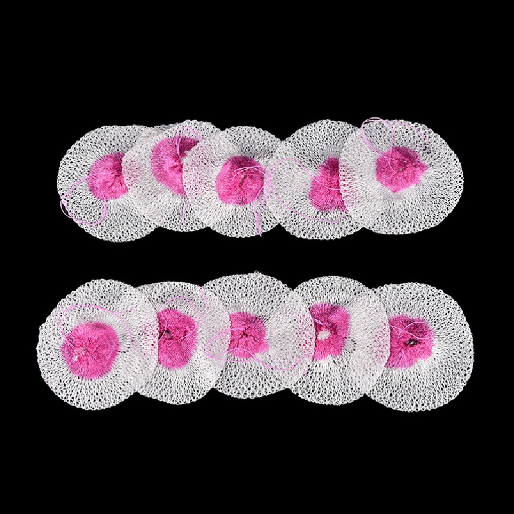 Rsid Span-new 10pcs Mesh Camping Lantern Mantles Lamp Mantle Paraffin Lampu Penutup Lampu Gas Jelly