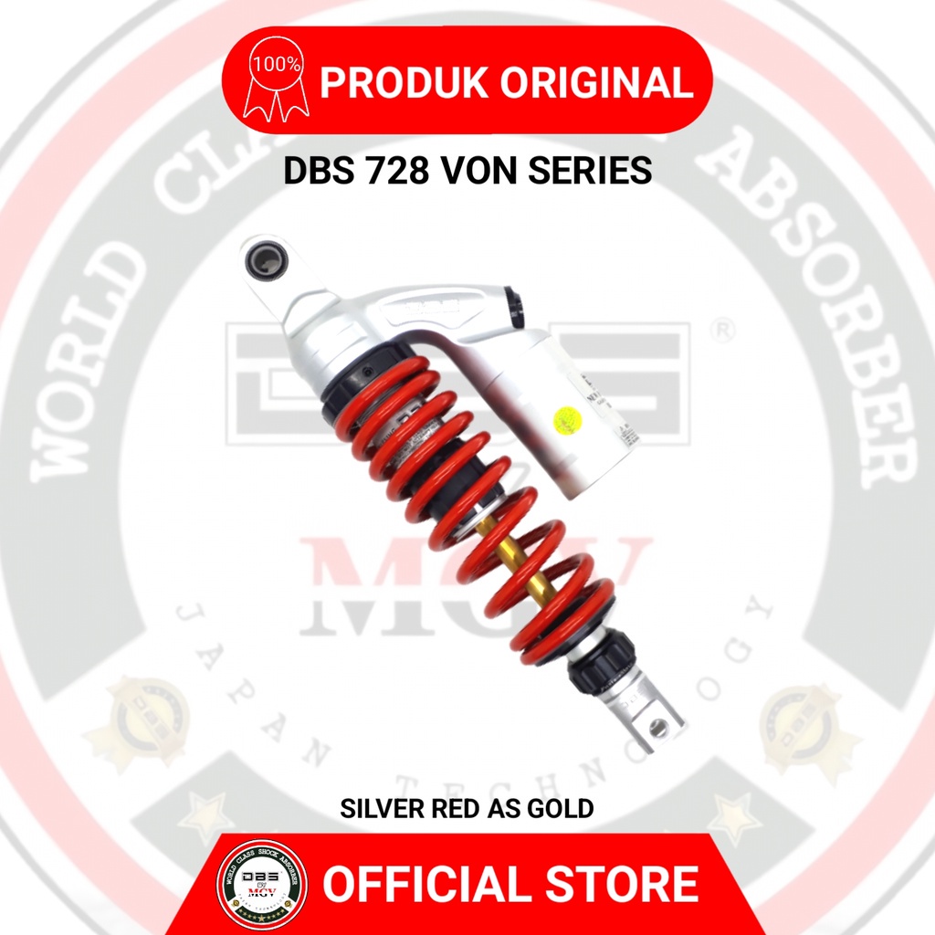 [ BISA COD ] Shock Tabung DBS 728 VON SERIES GENIO BEAT VARIO SCOOPY MIO J GT M3 FINO XEON SOUL GT125 FAZZIO XRIDE LEXI FREEGO