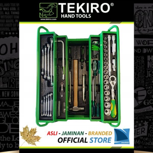 Dijual Perkakas Kunci Mekanik / Tukang Isi 72 pcs / Set Tool Box Kits TEKIRO Limited