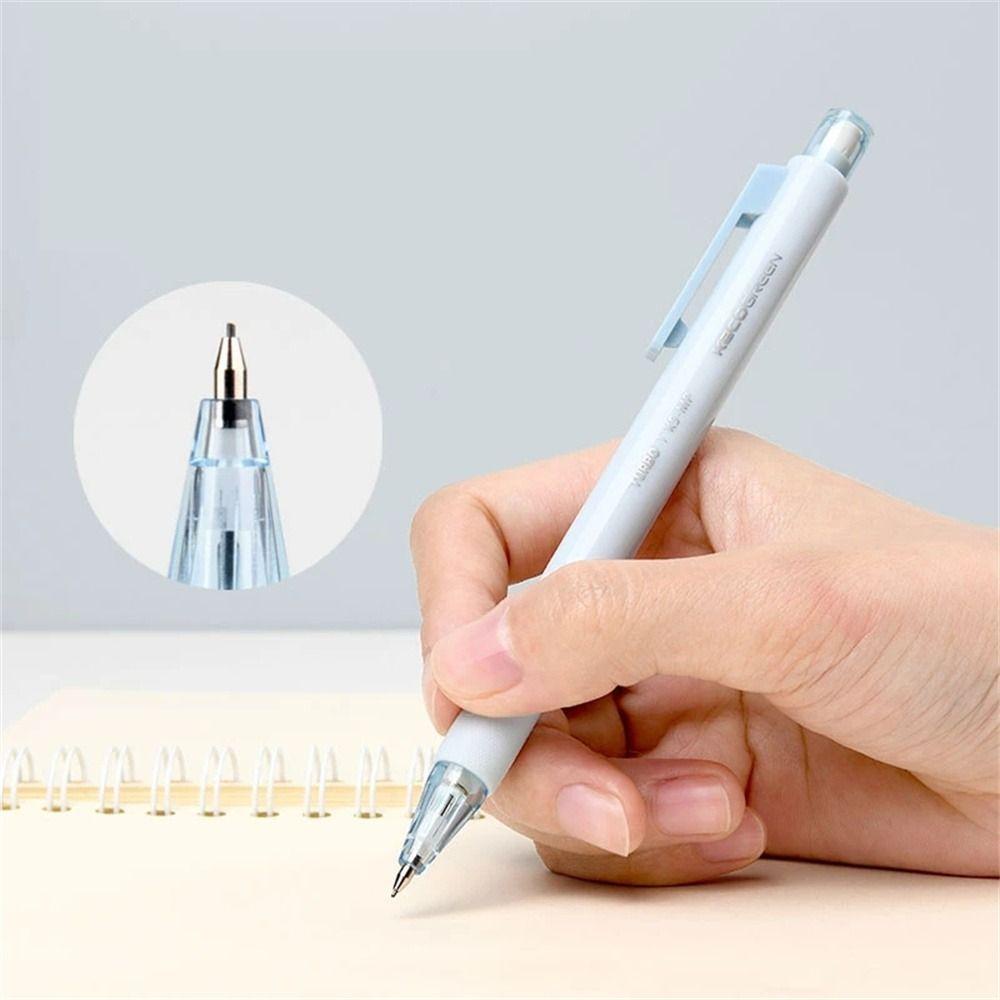 Mxbeauty Pensil Mekanik Kantor 0.5mm Gambar Press Pen Sketsa Anti Pecah Pensil Otomatis