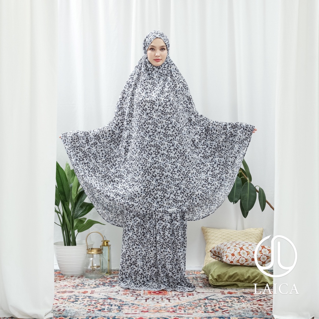 PROMO RAMADHAN / Mukena Laica Rayon Alyssum 2in1 All Size
