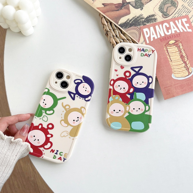 Teletubbies Soft Case hp OPPO A9 A5 A31 A53 A33 2020 A7 A5S A12 A11K F9 F11 A15S A35 A52 A92 A54 A36 A96 A83 A57 A3S A16 A1 Pro Reno3 5 6 7Z 9 happy Day