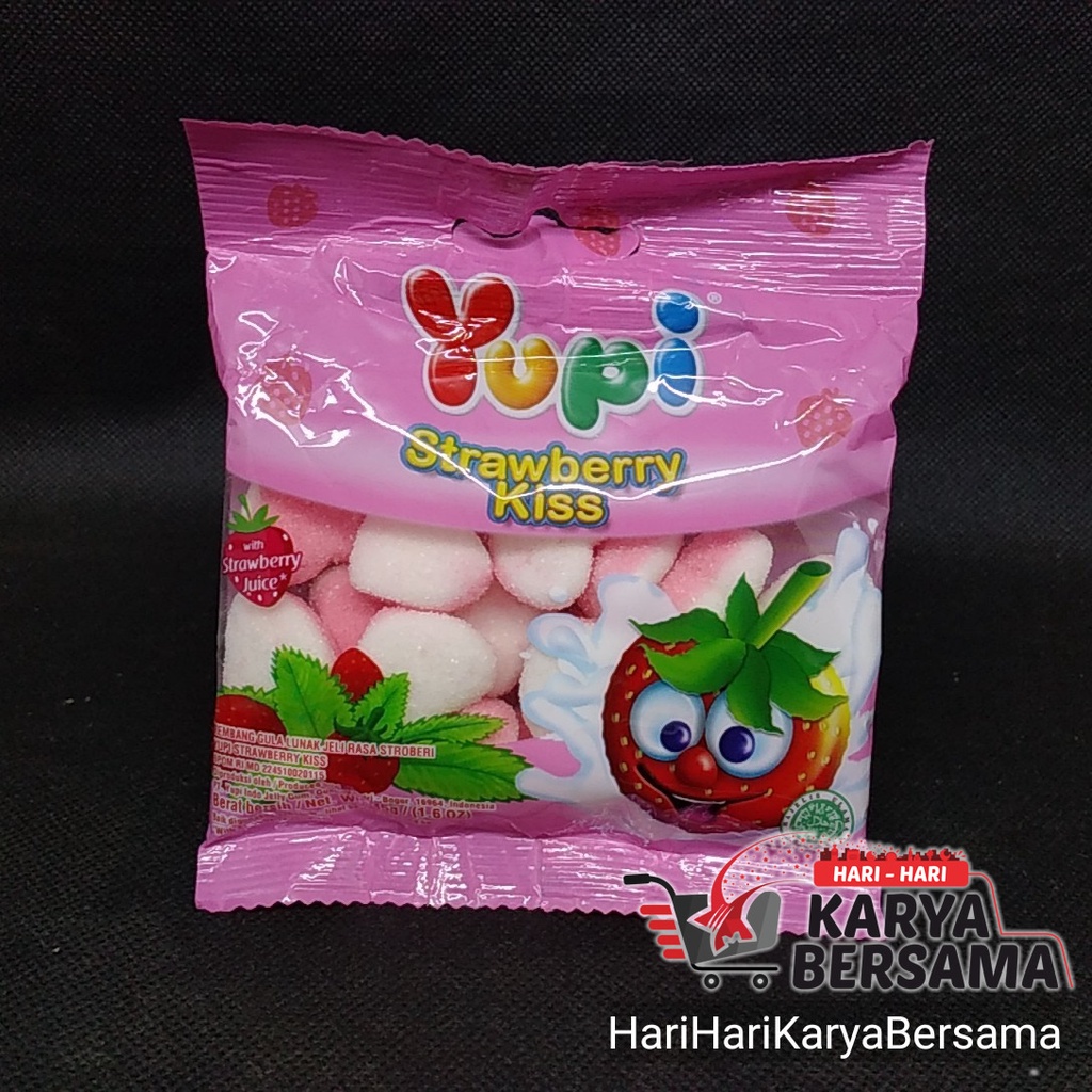 

YUPI STRAWBERRY KISS 45GR