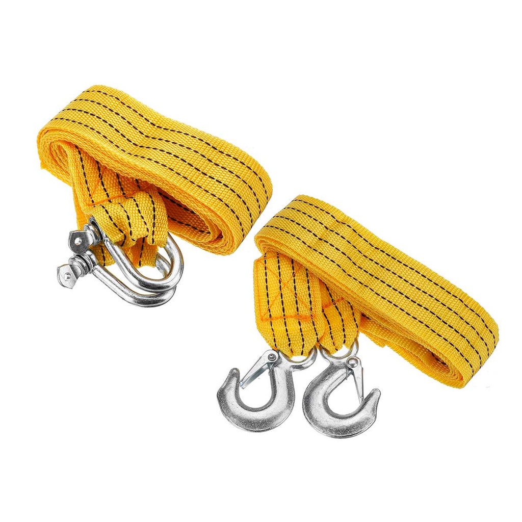YGRETTE - JEELY Tali Derek Mobil Emergency Tow Rope - 3M - Yellow