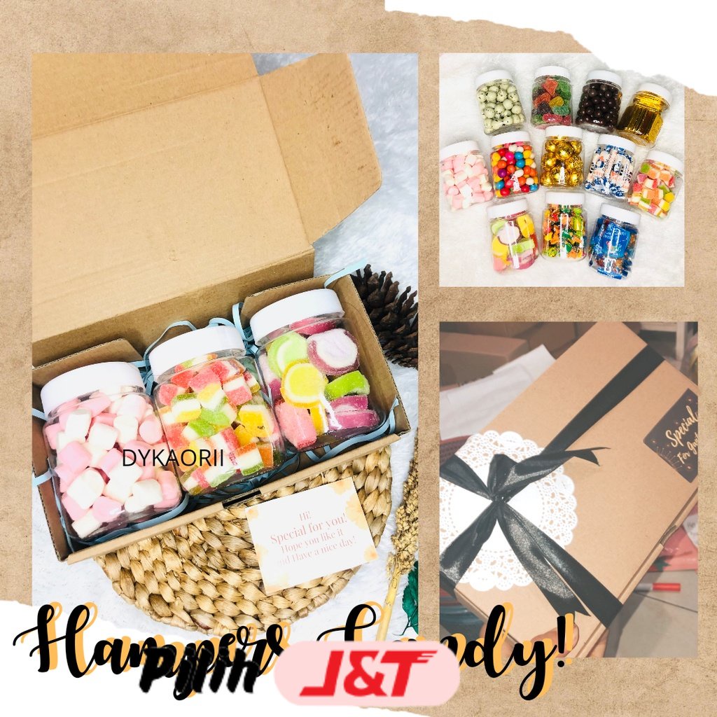 

(KIRIM HARI INI) HAMPERS LEBARAN KADO PUASA CANDY MARSMELLOW PERMEN COKLAT TOPLES