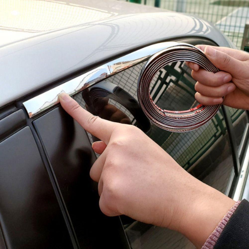 Lanfy Dekorasi Mobil Strip Pintu Jendela Bumper 3M Mobil Styling Anti-Tabrakan Strip PVC Moulding Styling Trim Scratch-Proof Auto Door Protector