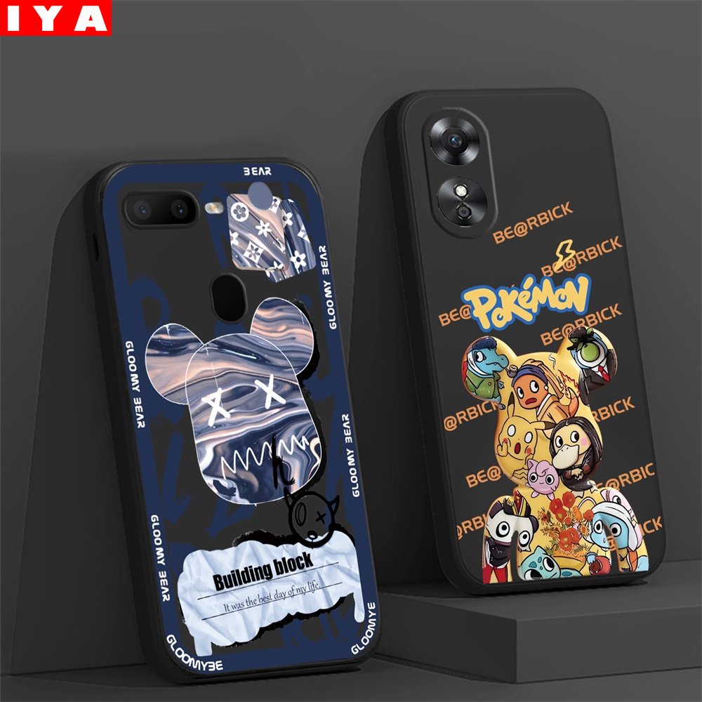 Casing Baru Redmi Note 11S 11 Pro Redmi 10C 10A 9C 9T Note10 5G Note 10S Note 9s Poco M3 Pro X3 Pro NFC Fasion Pokemon Dan Bearbrick Soft TPU Phone Cover