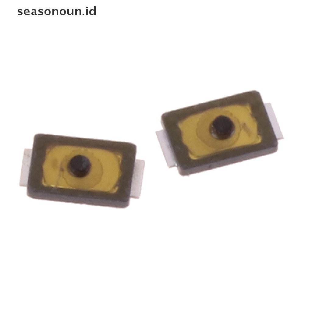 Seasonoun 10Pcs Mini 2 * 3 * H0.65mm Tactile Push Button Switch Tact 2pin Micro Switch SMD Untuk Kamera Ponsel.