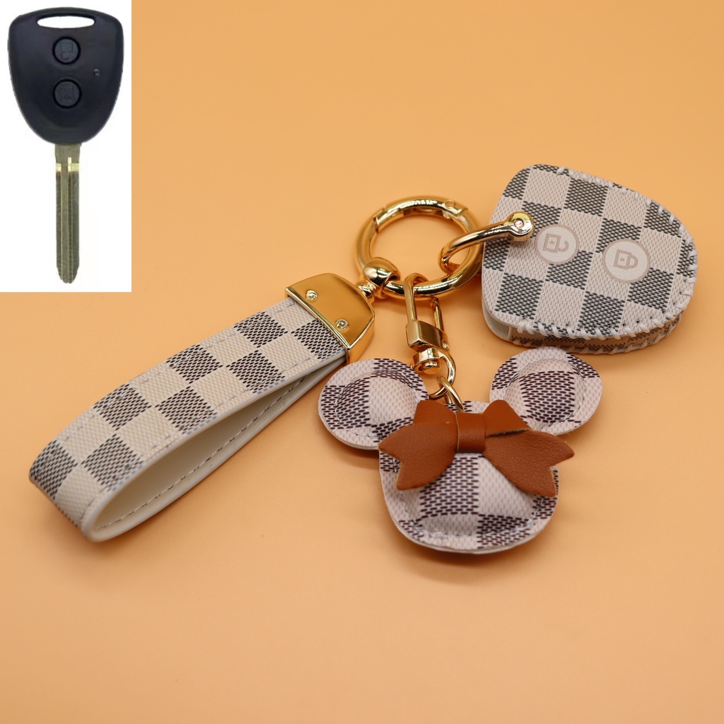 For toyota Veloz rush Innova Yaris Raize Bezza / MYVI / Aruz Keyless Remote Car Key leather Cover Case