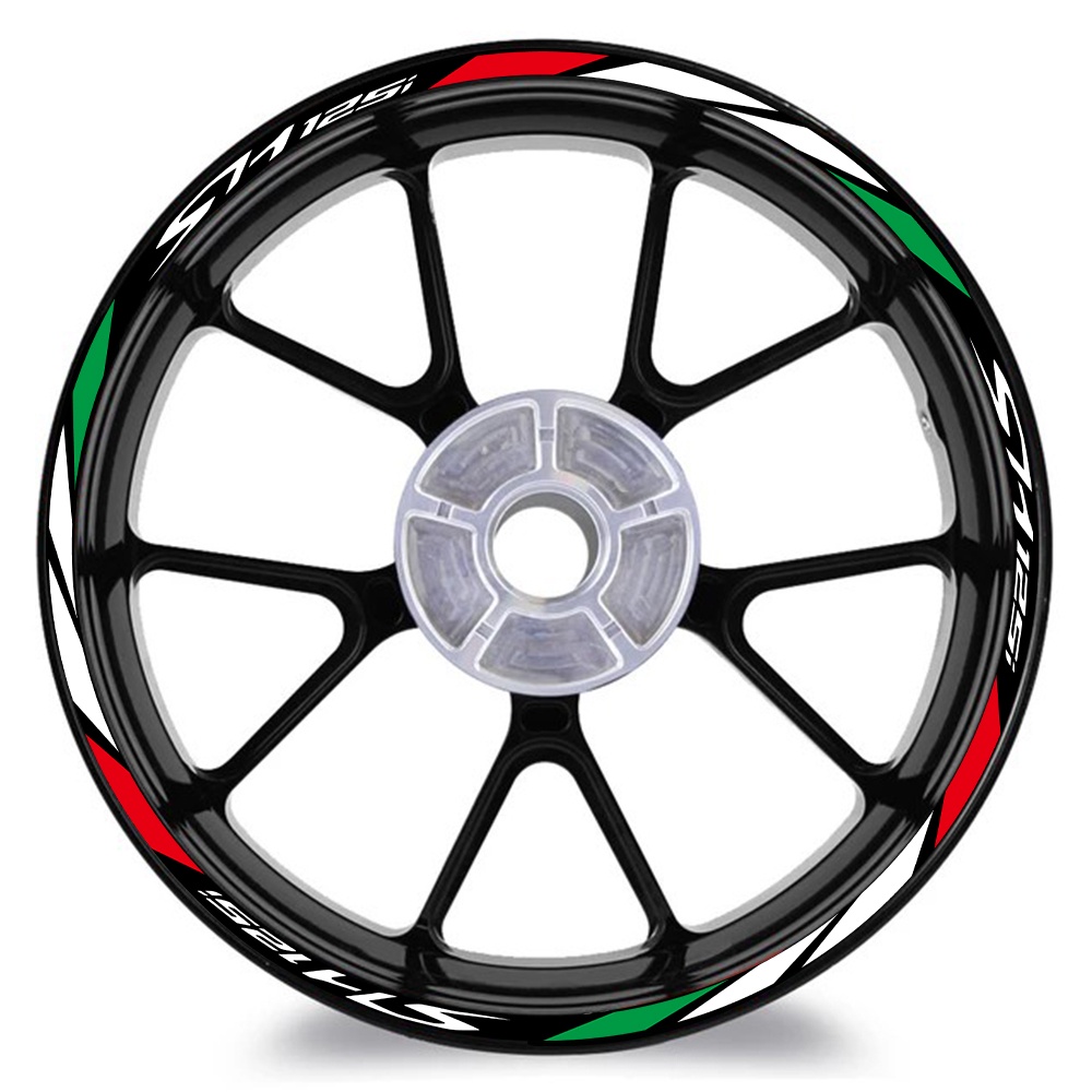 Motor HONDA SH125i Wheel Hub Sticker 16'inci Rim Stripe SH 125i Reflektif Stiker Lyberpunk2077 Lyberpunk 2077 Modifikasi Aksesoris
