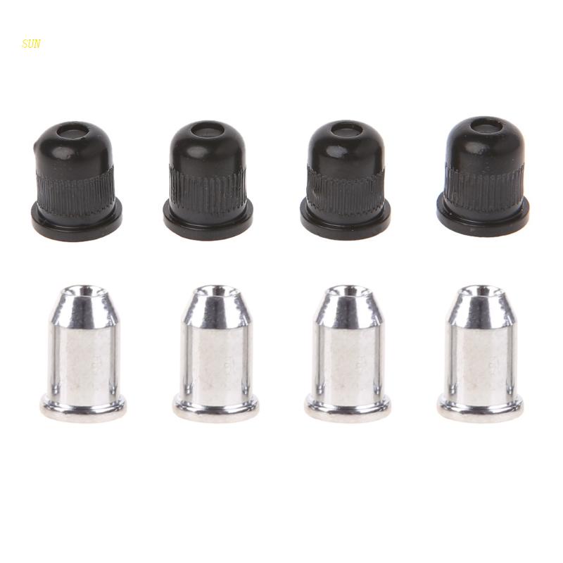 Matahari 4pcs Mounting Senar Gitar Bass Elektrik Ferrules Bushing Untuk Melalui Bagian Tubuh