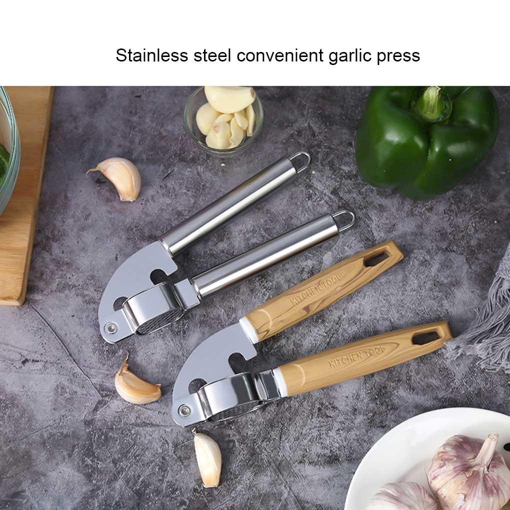 Portable Manual Garlic Presser Reusable Washable Restoran Penghancur Bawang Putih Masher Parutan Alat Masak Gadget Dapur